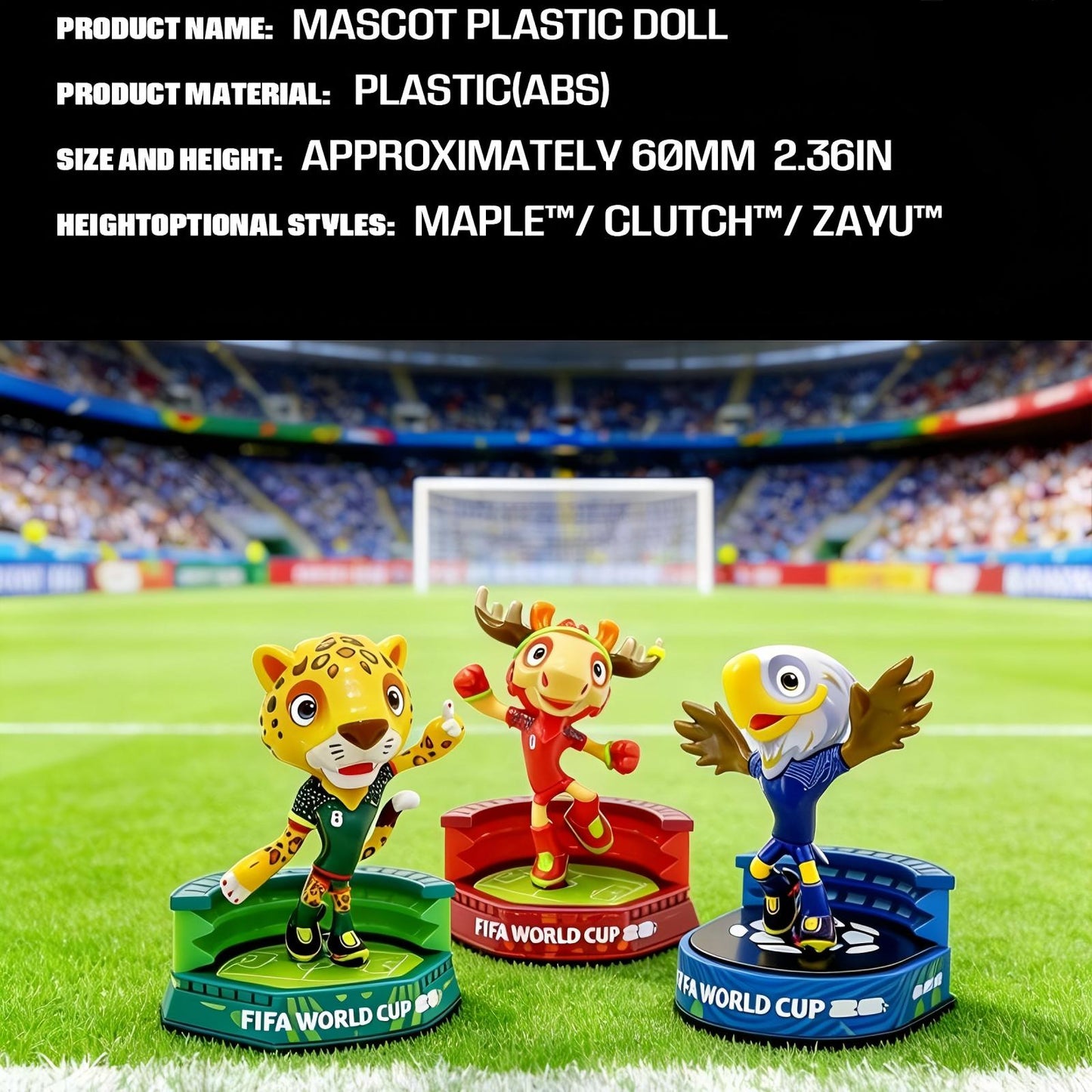 FIFA Mascot 3-Pack Set (6CM)