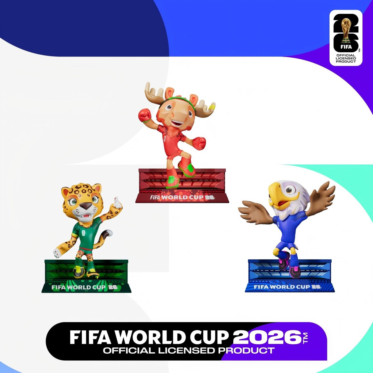 FIFA Mascot 3-Pack Set (6CM)