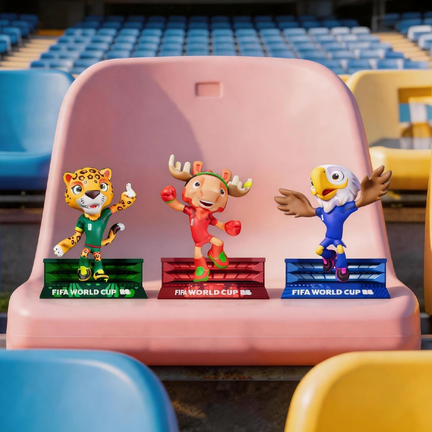 FIFA Mascot 3-Pack Set (6CM)